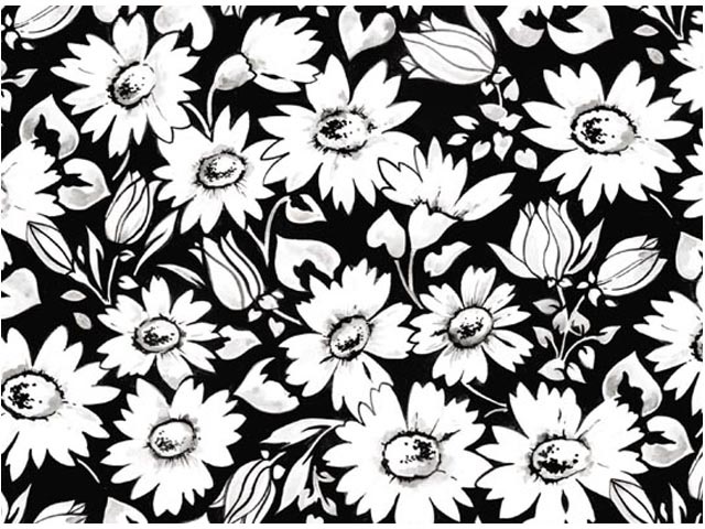 Crazy Daisy Chintz 200 mm x 200 mm